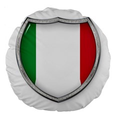 Flag Italy Country Italian Symbol Large 18  Premium Flano Round Cushions by Sapixe