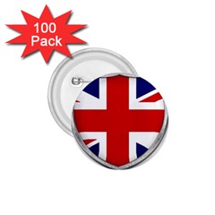 Flag Union Jack Uk British Symbol 1 75  Buttons (100 Pack)  by Sapixe