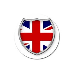 Flag Union Jack Uk British Symbol Magnet 3  (round) by Sapixe