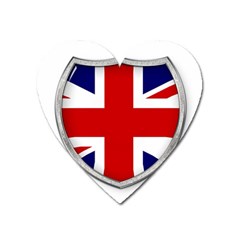 Flag Union Jack Uk British Symbol Heart Magnet by Sapixe