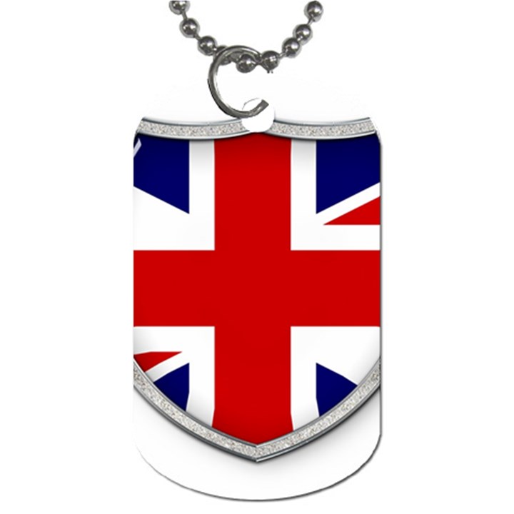 Flag Union Jack Uk British Symbol Dog Tag (One Side)