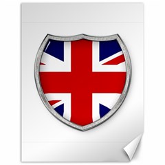 Flag Union Jack Uk British Symbol Canvas 12  X 16  by Sapixe