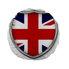 Flag Union Jack Uk British Symbol Standard 15  Premium Round Cushions