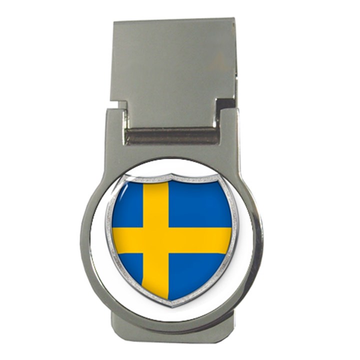 Flag Sweden Country Swedish Symbol Money Clips (Round) 