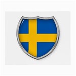 Flag Sweden Country Swedish Symbol Small Glasses Cloth (2 Sides) Front