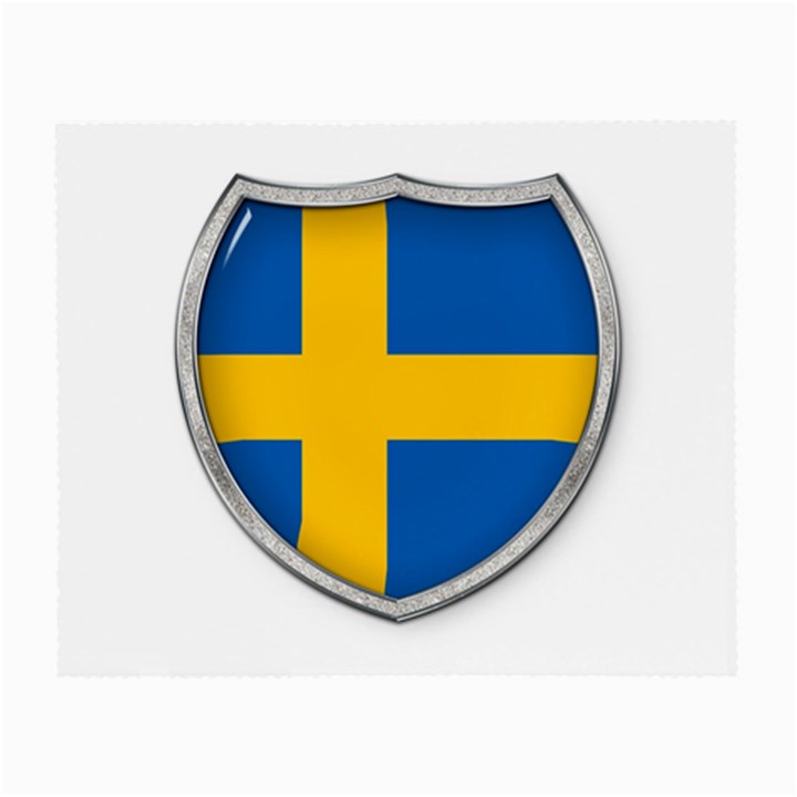 Flag Sweden Country Swedish Symbol Small Glasses Cloth (2 Sides)