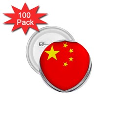 Flag China Country Nation Asia 1 75  Buttons (100 Pack)  by Sapixe