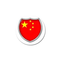 Flag China Country Nation Asia Golf Ball Marker (4 Pack) by Sapixe