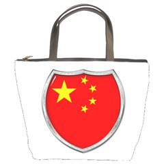 Flag China Country Nation Asia Bucket Bag by Sapixe