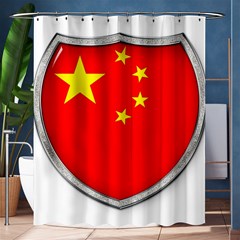 Flag China Country Nation Asia Shower Curtain 60  X 72  (medium)  by Sapixe