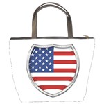 Flag Usa America American National Bucket Bag Back