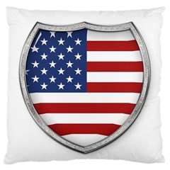 Flag Usa America American National Standard Flano Cushion Case (one Side) by Sapixe