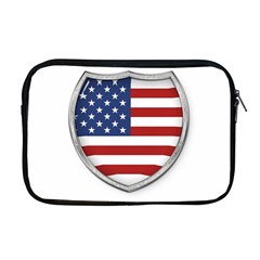 Flag Usa America American National Apple Macbook Pro 17  Zipper Case by Sapixe