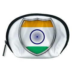 Flag India Nation Country Banner Accessory Pouch (medium) by Sapixe