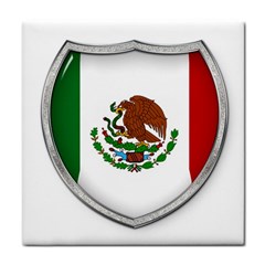 Flag Mexico Country National Tile Coaster by Sapixe