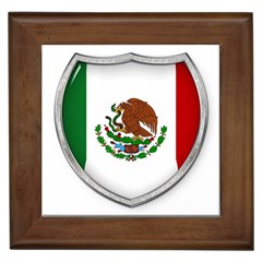 Flag Mexico Country National Framed Tile by Sapixe