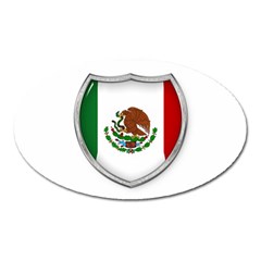 Flag Mexico Country National Oval Magnet by Sapixe