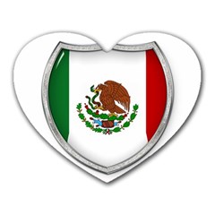 Flag Mexico Country National Heart Mousepads by Sapixe