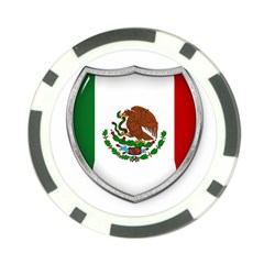 Flag Mexico Country National Poker Chip Card Guard by Sapixe