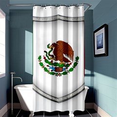 Flag Mexico Country National Shower Curtain 36  X 72  (stall)  by Sapixe