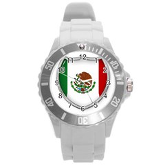 Flag Mexico Country National Round Plastic Sport Watch (l) by Sapixe