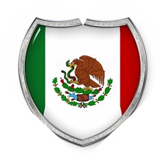 Flag Mexico Country National Wooden Puzzle Heart by Sapixe