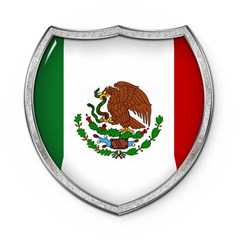 Flag Mexico Country National Wooden Bottle Opener (round) by Sapixe