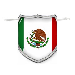 Flag Mexico Country National Lightweight Drawstring Pouch (s) by Sapixe