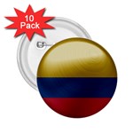 Colombia Flag Country National 2.25  Buttons (10 pack)  Front