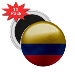 Colombia Flag Country National 2 25  Magnets (10 Pack)  by Sapixe