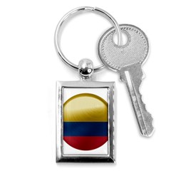 Colombia Flag Country National Key Chain (rectangle) by Sapixe