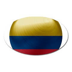 Colombia Flag Country National Oval Magnet by Sapixe