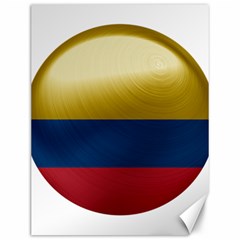 Colombia Flag Country National Canvas 12  X 16 