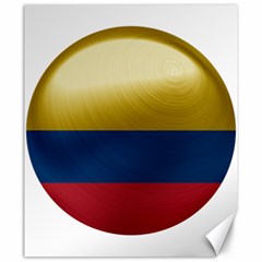 Colombia Flag Country National Canvas 20  X 24  by Sapixe