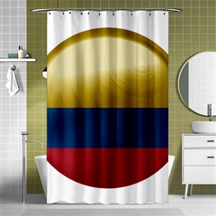 Colombia Flag Country National Shower Curtain 48  X 72  (small)  by Sapixe