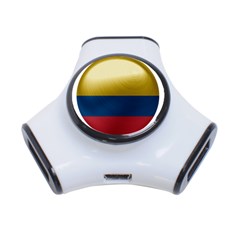 Colombia Flag Country National 3-port Usb Hub by Sapixe