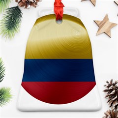 Colombia Flag Country National Bell Ornament (two Sides) by Sapixe