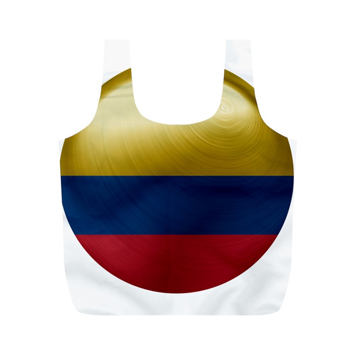 Colombia Flag Country National Full Print Recycle Bag (M)