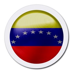 Venezuela Flag Country Nation Round Mousepads