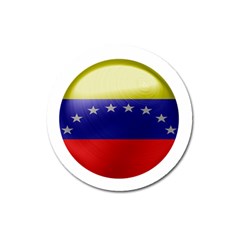 Venezuela Flag Country Nation Magnet 3  (round) by Sapixe