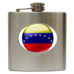 Venezuela Flag Country Nation Hip Flask (6 Oz) by Sapixe