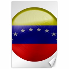 Venezuela Flag Country Nation Canvas 12  X 18  by Sapixe