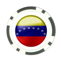 Venezuela Flag Country Nation Poker Chip Card Guard (10 Pack) by Sapixe