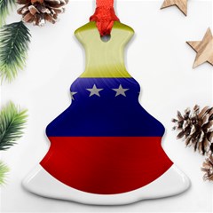 Venezuela Flag Country Nation Christmas Tree Ornament (two Sides) by Sapixe