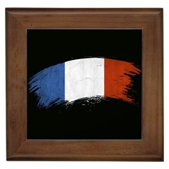 Flag France Flags French Country Framed Tile by Sapixe