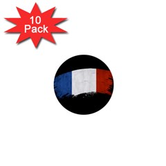 Flag France Flags French Country 1  Mini Buttons (10 Pack)  by Sapixe