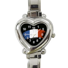 Flag France Flags French Country Heart Italian Charm Watch by Sapixe