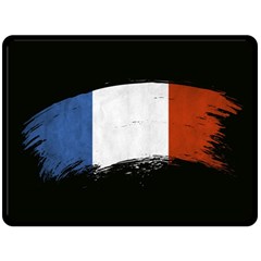 Flag France Flags French Country Fleece Blanket (large)  by Sapixe