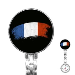 Flag France Flags French Country Stainless Steel Nurses Watch by Sapixe