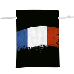 Flag France Flags French Country  Lightweight Drawstring Pouch (xl) by Sapixe